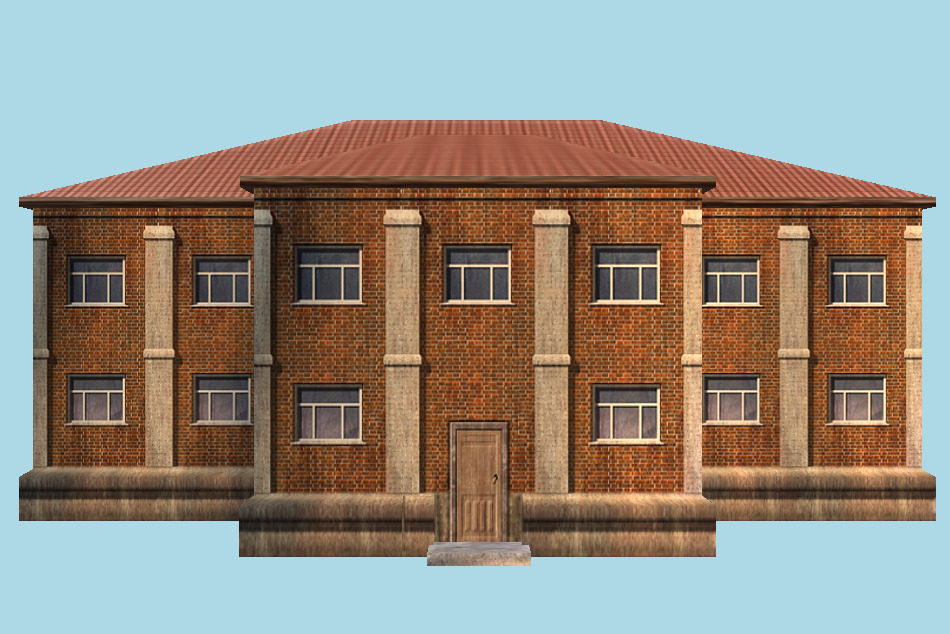 Building School 3d model